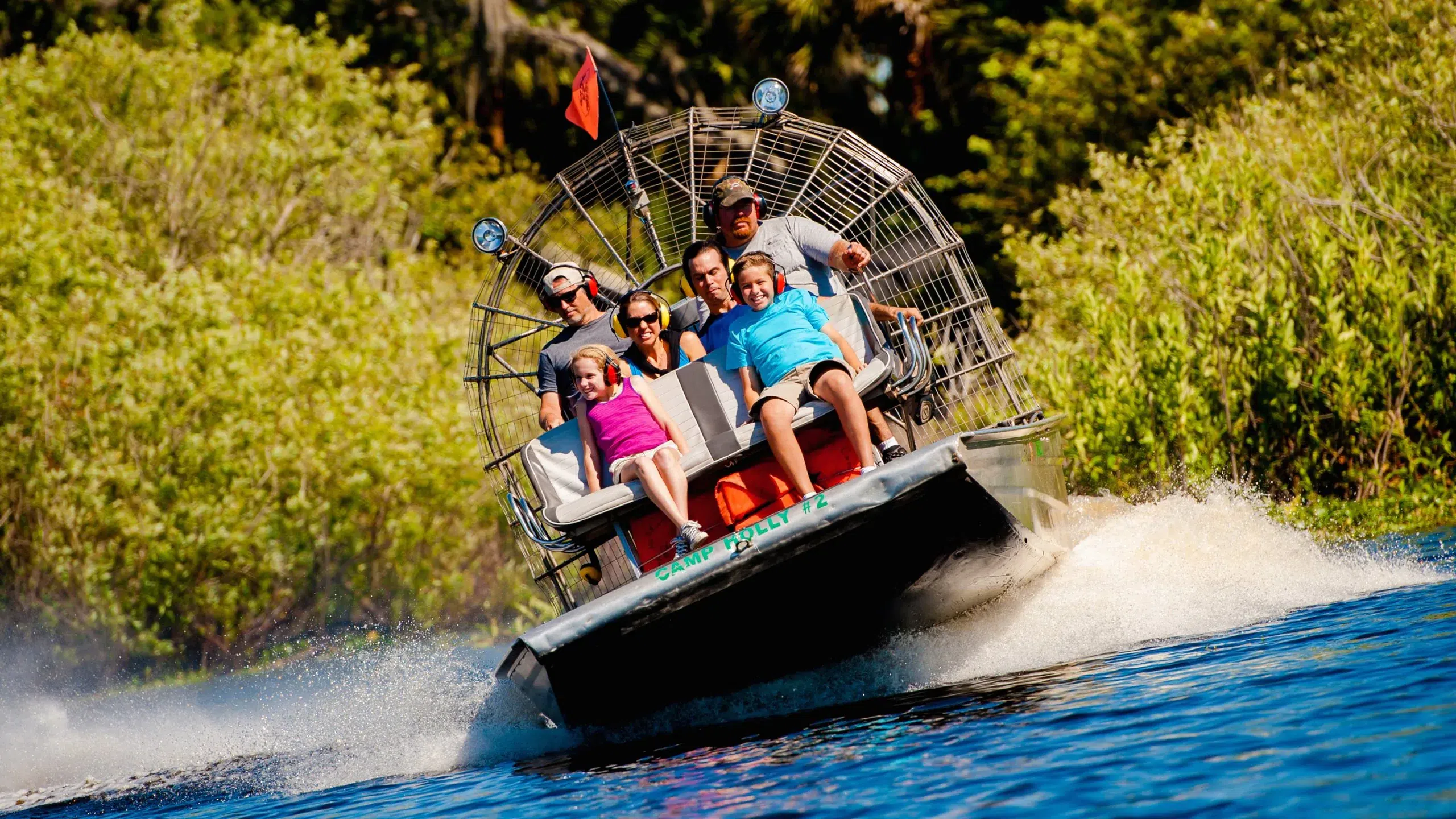 people in speed boat in brevard county